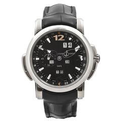 Ulysse Nardin White Gold GMT Perpetual Automatic Wristwatch 11