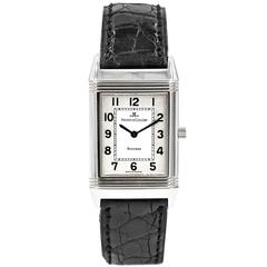 Retro Jaeger LeCoultre Stainless Steel Reverso Classic Manual Wind Wristwatch