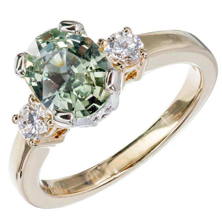 green engagement ring green engagement ring