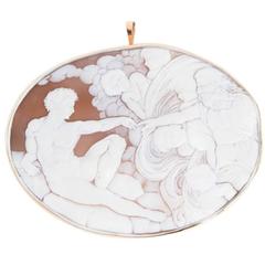 Cameo Brooch in a Gold Frame