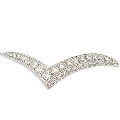 Tiffany & Co. Diamond Platinum Brooch 1