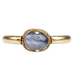 Ancient Star Sapphire Gold Ring