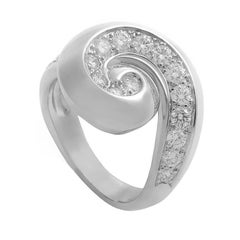 Van Cleef & Arpels Diamond Gold Breeze Ring