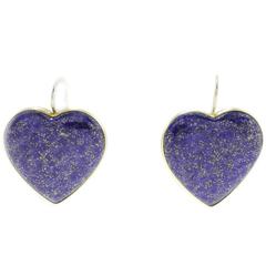 Luise Lapis 18kt yellow Gold Earrings 1