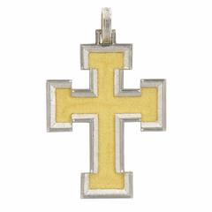Buccellati Gold Large Cross Pendant 11