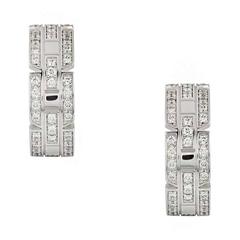 Cartier Links and Chains Maillon Diamond Earrings
