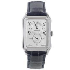 Rene Marchal Stainless Steel Heure Sautante Mecanique Wristwatch 12