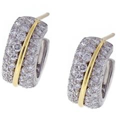 Cartier Diamond Hoop Earrings 11