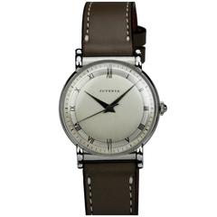Juvenia Stainless Steel Calatrava Style Manual Wind Wristwatch 6