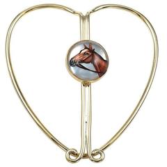 Cartier Gold and Horse Crystal Money Clip 9