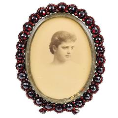 Antique Garnet Picture Frame 1