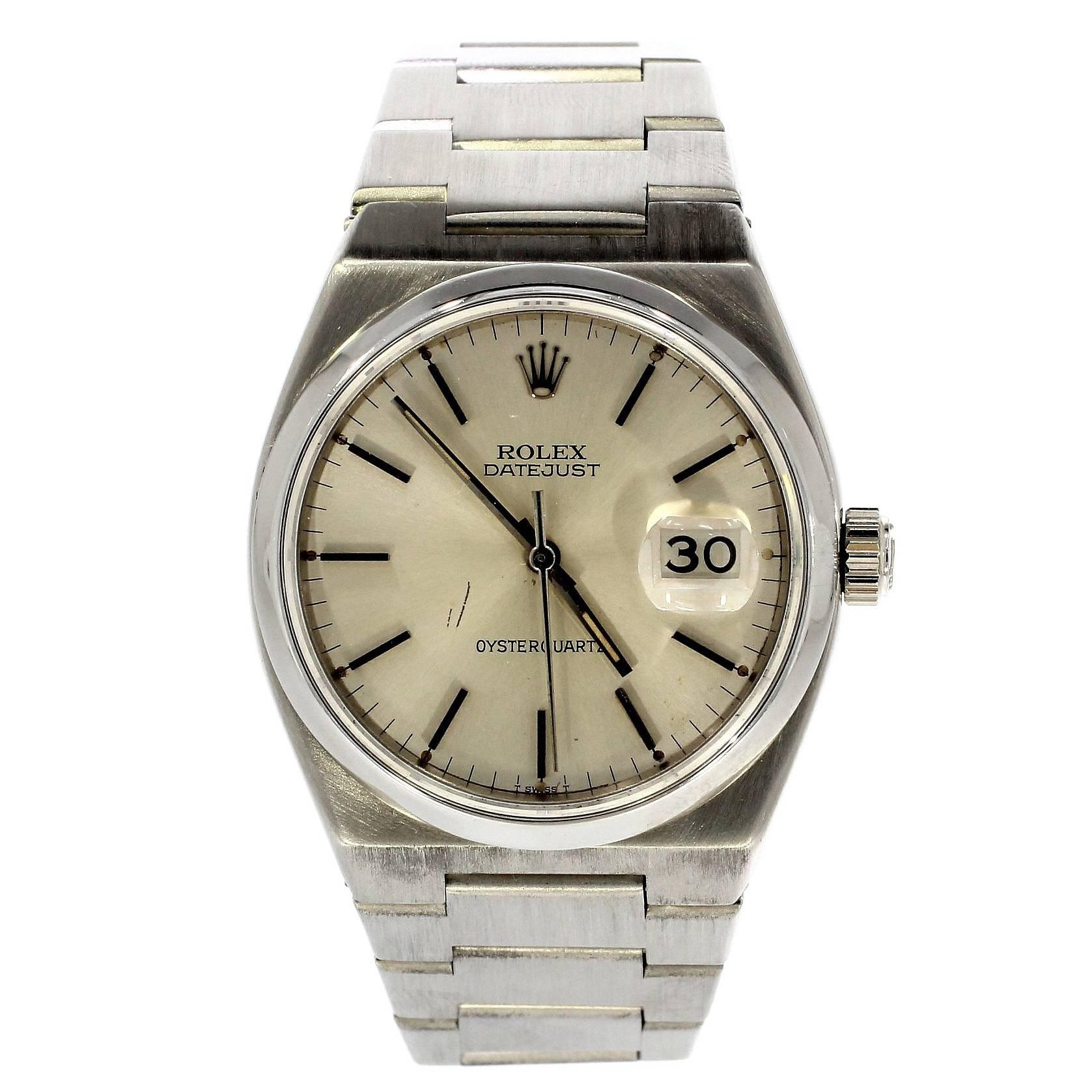 Rolex Stainless Steel Oysterquartz Wristwatch Ref 17000  For Sale