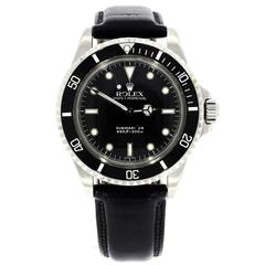 Retro Rolex Stainless Steel Submariner Automatic Wristwatch Ref 5513 