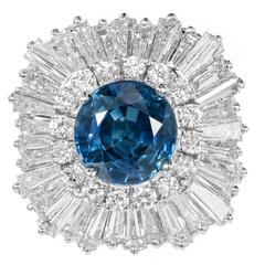 Palais Sapphire Diamond Ringdant Platinum Pendant Ring