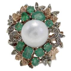 Gold Colored Clust Er Pearl Rings Gold Colored Clust Er Pearl Rings
