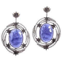 Tanzanite and Diamond Earring 5