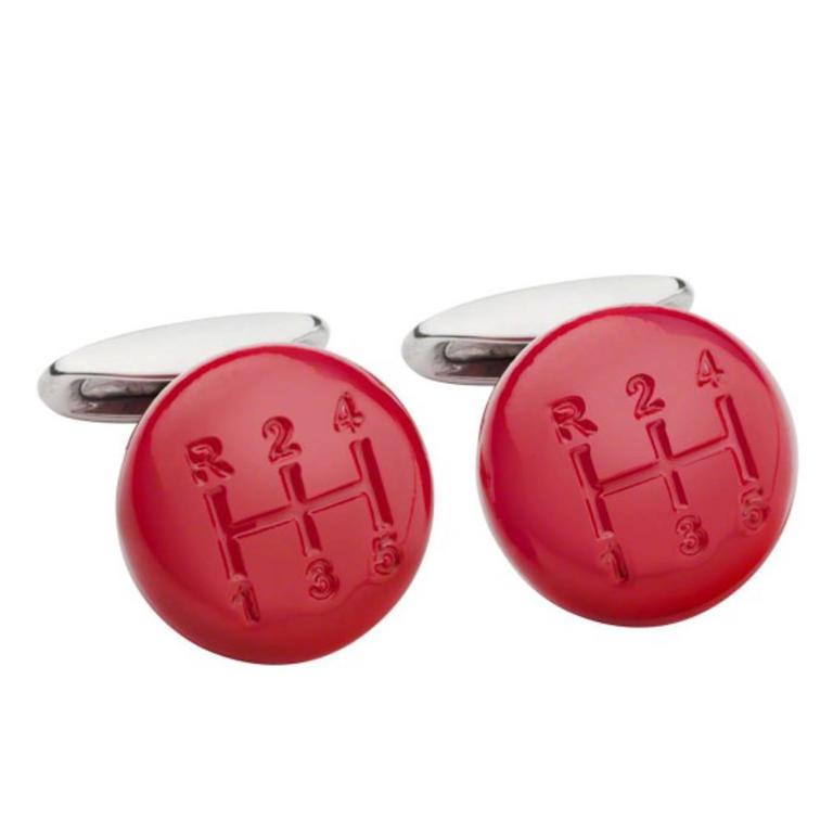 Chopard Red Shift Knob Cufflinks