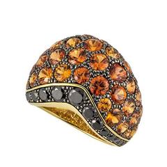 De Grisogono Diamond and Sapphire Ring 12