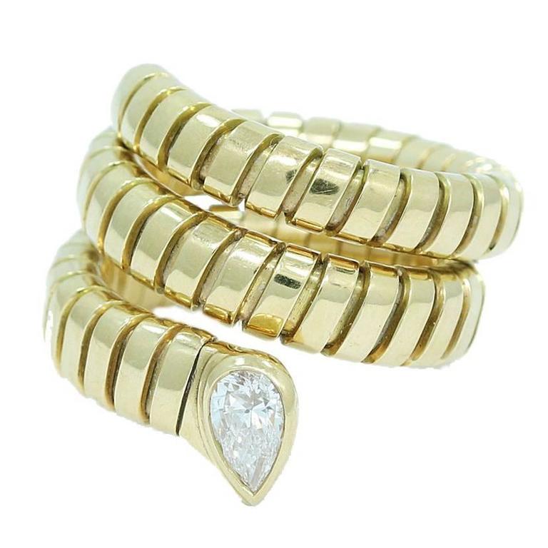 Bulgari Tubogas Snake Ring Bulgari Tubogas Snake Ring