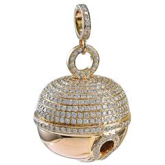 Diamond Encrusted Rose Gold Bell 9