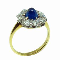 Victorian Gold, Platinum, Diamond, and Sapphire Ring 9