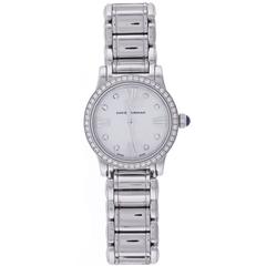 David Yurman Ladies Stainless Steel Diamond Bezel Quartz Wristwatch