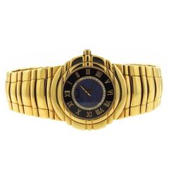 Piaget Yellow Gold Tanagra Diamond Opal Manual Wind Wristwatch 