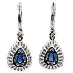 18 Karat White Gold Gregg Ruth Drop Earrings 2