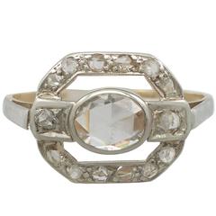 1930s Diamond and Yellow Gold Ring 5
