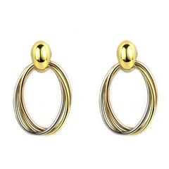 Cartier Trinity de Cartier Tri-Color Hoop Earrings 4