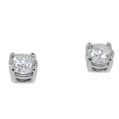 Classic Tiffany Style Diamond Stud Earrings 9
