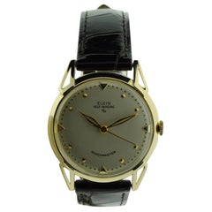 Vintage Elgin Yellow Gold Art Deco Automatic Watch