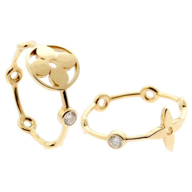 Louis Vuitton Empreinte Diamond Gold Ring at 1stDibs
