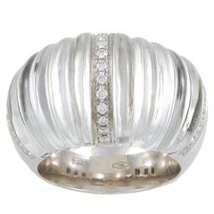 Vhernier Rock Crystal Diamond Ring 9