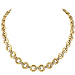 Cartier Gold Diamond Chain 12