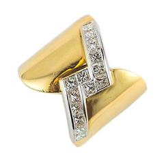 1.51 ct Diamond Gold Band Ring 1