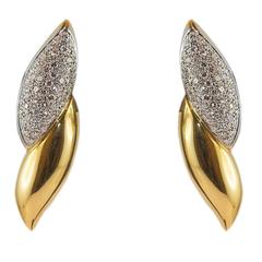 2.26 ct Diamond Gold Earrings