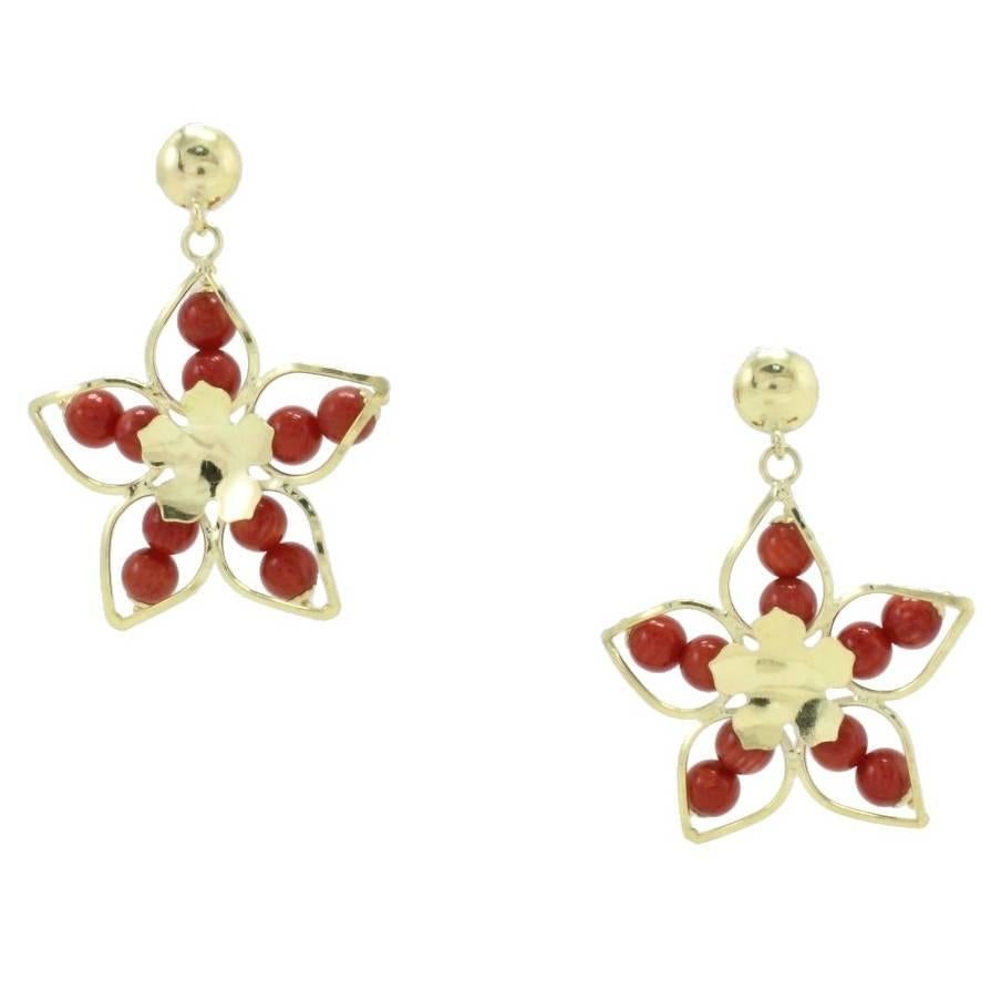 Flower shaped earrings in 18k yellow gold mounted with stones spheres.
Tot.Weight 6.00 gr
R.F ggcr

For any inquiries,please contact the seller through the message center.


