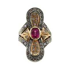 Luise Diamond Ruby Ring 8