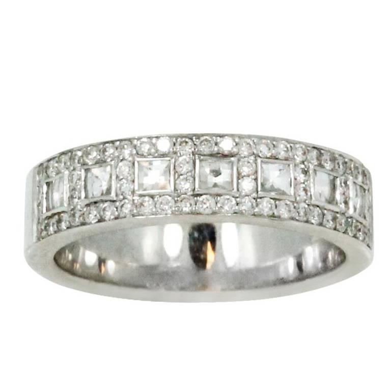 Bez Ambar Diamond Wedding Band Ring For Sale