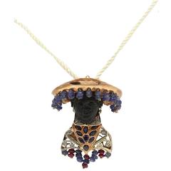 Luise Venetian Moretto Pendant 6