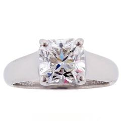 Tiffany & Co. Lucida 1.90 Carat Diamond Platinum Ring