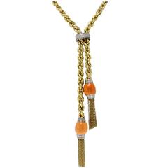 Luise Diamond Coral Necklace 5