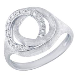 Marco Bicego 0.14 Carat Round Brilliant Cut Diamond White Gold Ring