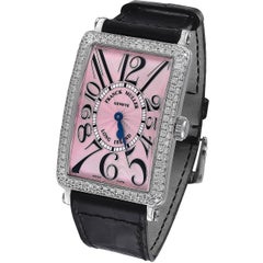 Retro Franck Muller Stainless Steel Long Island Wristwatch