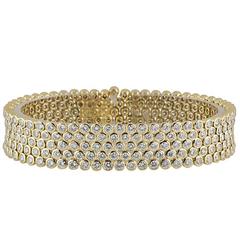 Garrard 14.25 Carat Diamonds Gold Bracelet