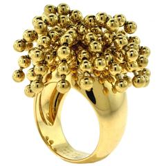 Cartier Yellow Gold Nouvelle Vague Perruque Wig Ring