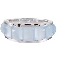 Seaman Schepps 7.25 Carat Aquamarine White Gold Ring 2