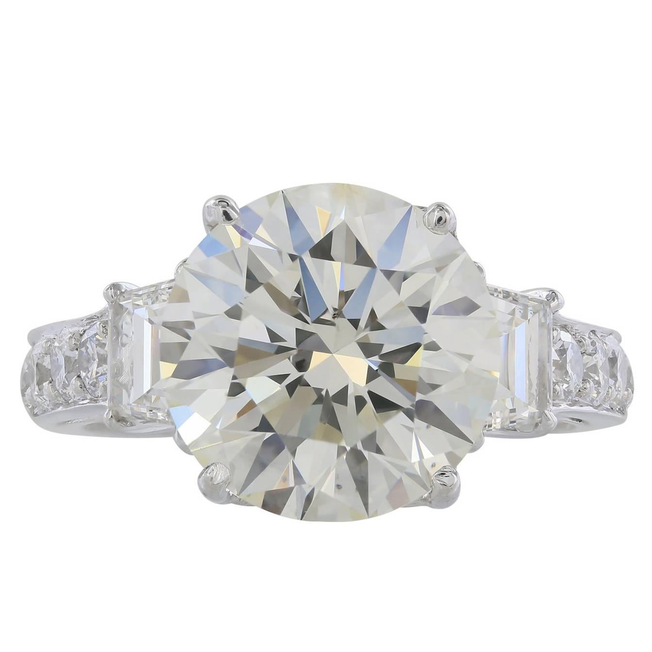 EGL Certified 5.75 Carat I/VS2 Diamond Ring For Sale