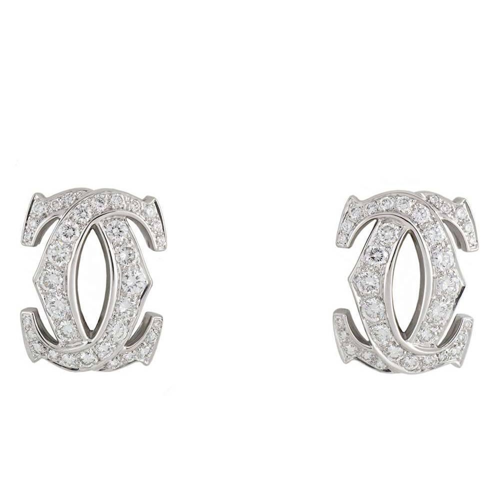 Cartier C de Cartier Diamond Earrings